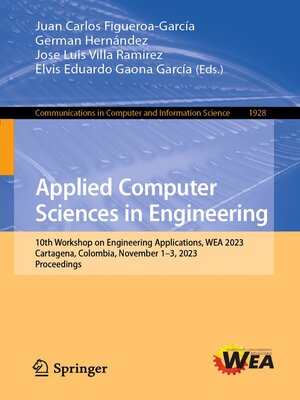 cover image of Applied Computer Sciences in Engineering